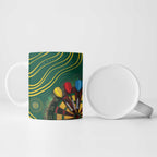 First Nations NAIDOC Week 2026 Fiery Darts Ceramic Mug National Colors Aboriginal Arts