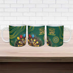 First Nations NAIDOC Week 2026 Fiery Darts Ceramic Mug National Colors Aboriginal Arts
