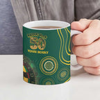 First Nations NAIDOC Week 2026 Fiery Darts Ceramic Mug National Colors Aboriginal Arts