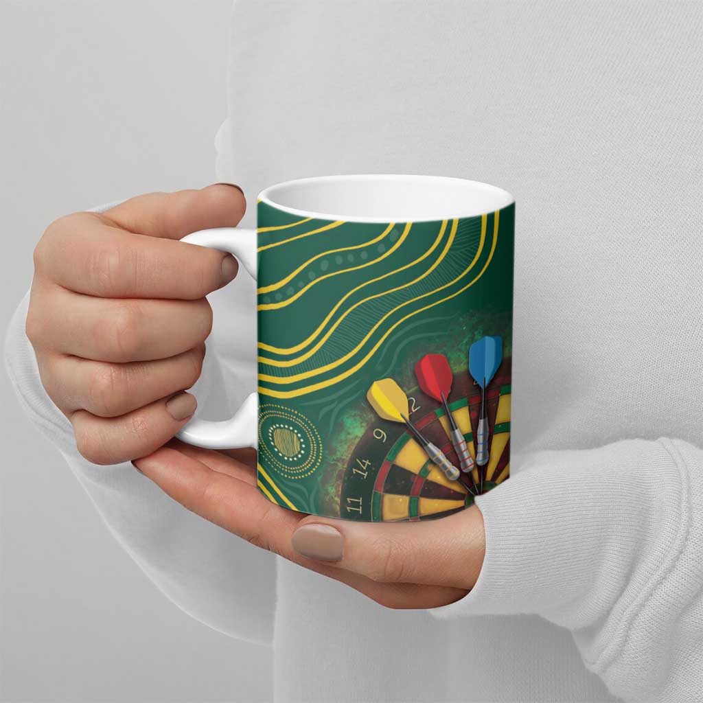 First Nations NAIDOC Week 2026 Fiery Darts Ceramic Mug National Colors Aboriginal Arts