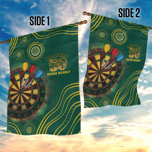 First Nations NAIDOC Week 2026 Fiery Darts Garden Flag National Colors Aboriginal Arts