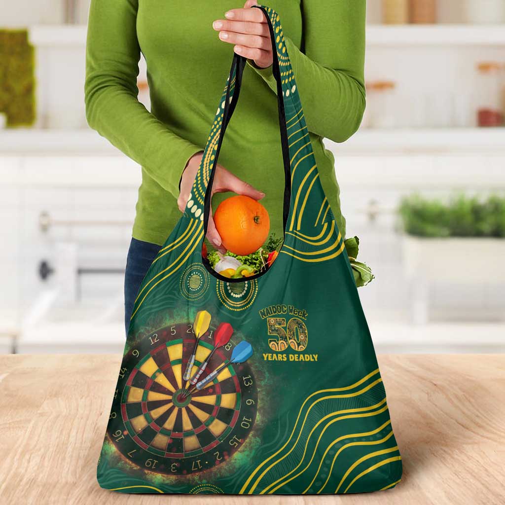 First Nations NAIDOC Week 2026 Fiery Darts Grocery Bag National Colors Aboriginal Arts