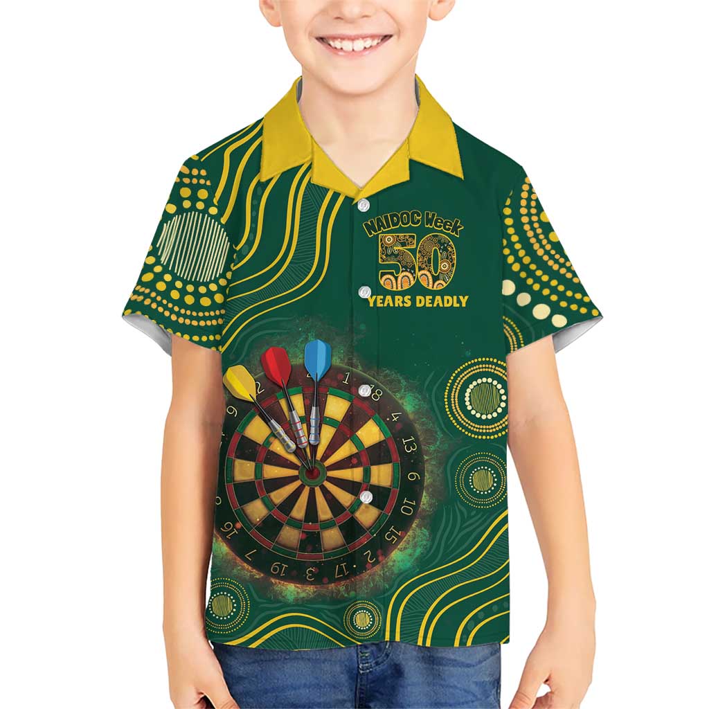 First Nations NAIDOC Week 2026 Fiery Darts Hawaiian Shirt National Colors Aboriginal Arts