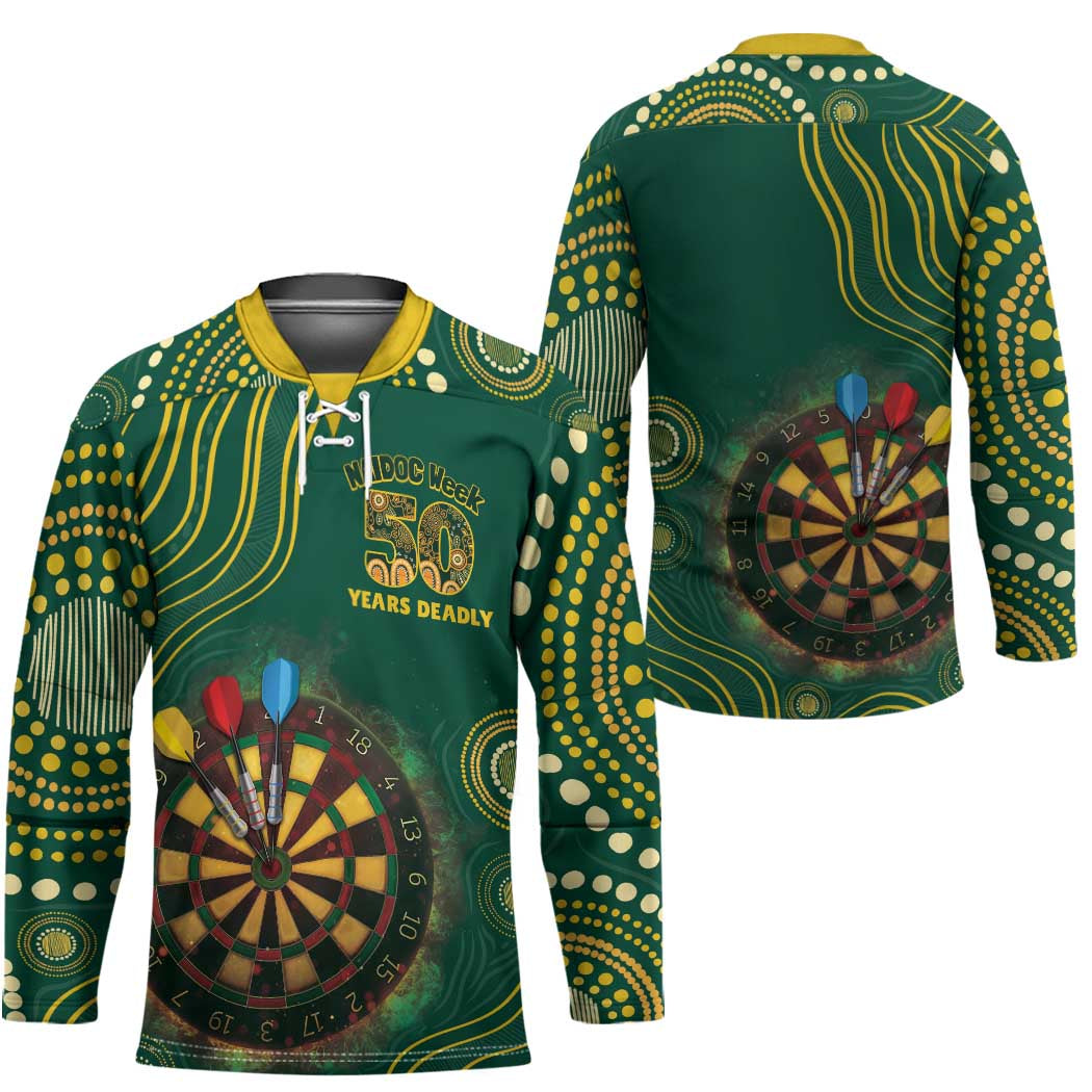 First Nations NAIDOC Week 2026 Fiery Darts Hockey Jersey National Colors Aboriginal Arts