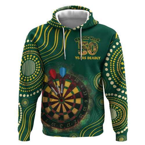 First Nations NAIDOC Week 2026 Fiery Darts Hoodie National Colors Aboriginal Arts