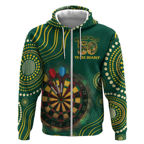First Nations NAIDOC Week 2026 Fiery Darts Hoodie National Colors Aboriginal Arts