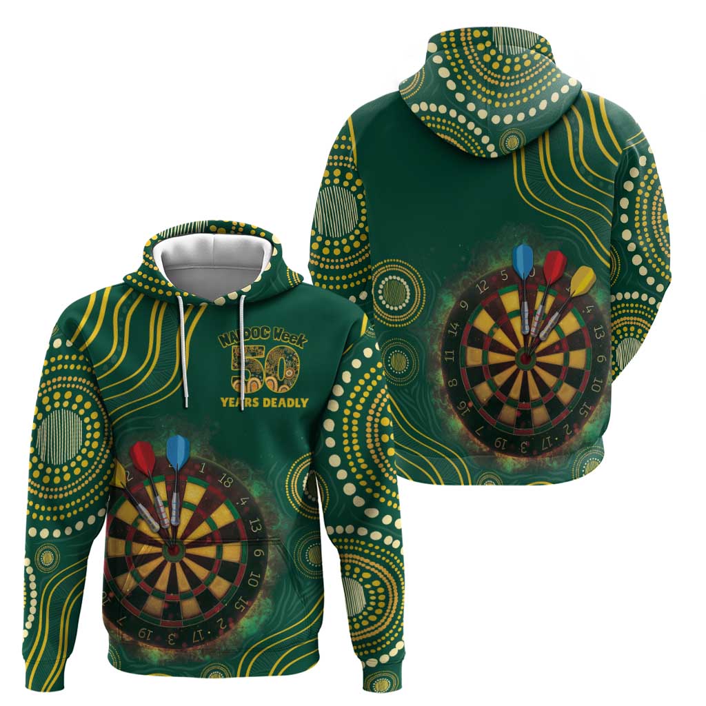 First Nations NAIDOC Week 2026 Fiery Darts Hoodie National Colors Aboriginal Arts