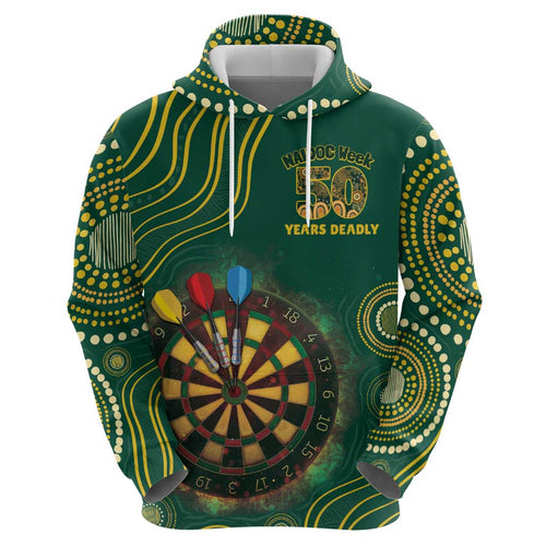 First Nations NAIDOC Week 2026 Fiery Darts Hoodie National Colors Aboriginal Arts