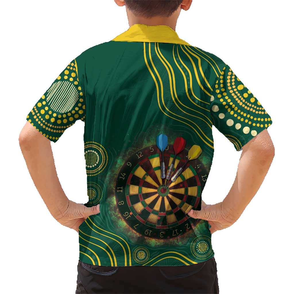 First Nations NAIDOC Week 2026 Fiery Darts Kid Hawaiian Shirt National Colors Aboriginal Arts