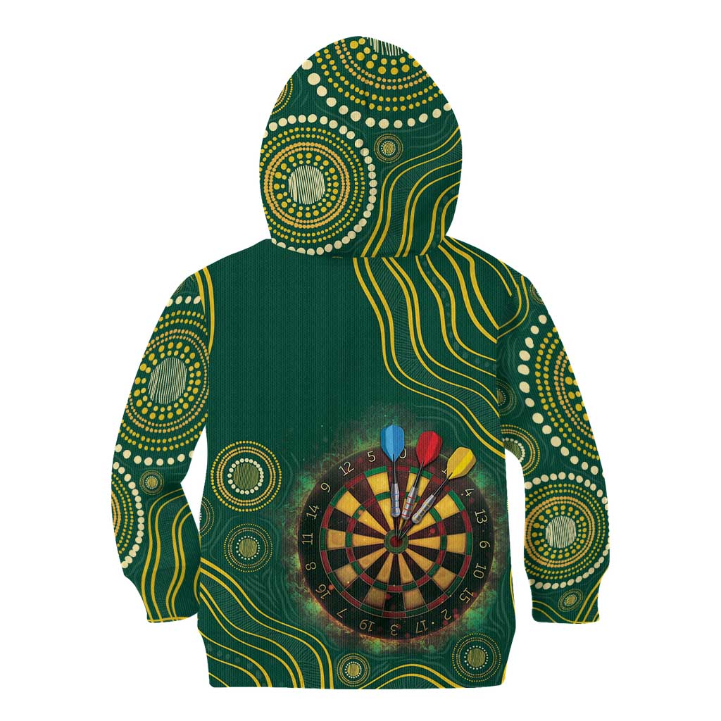 First Nations NAIDOC Week 2026 Fiery Darts Kid Hoodie National Colors Aboriginal Arts