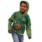 First Nations NAIDOC Week 2026 Fiery Darts Kid Hoodie National Colors Aboriginal Arts
