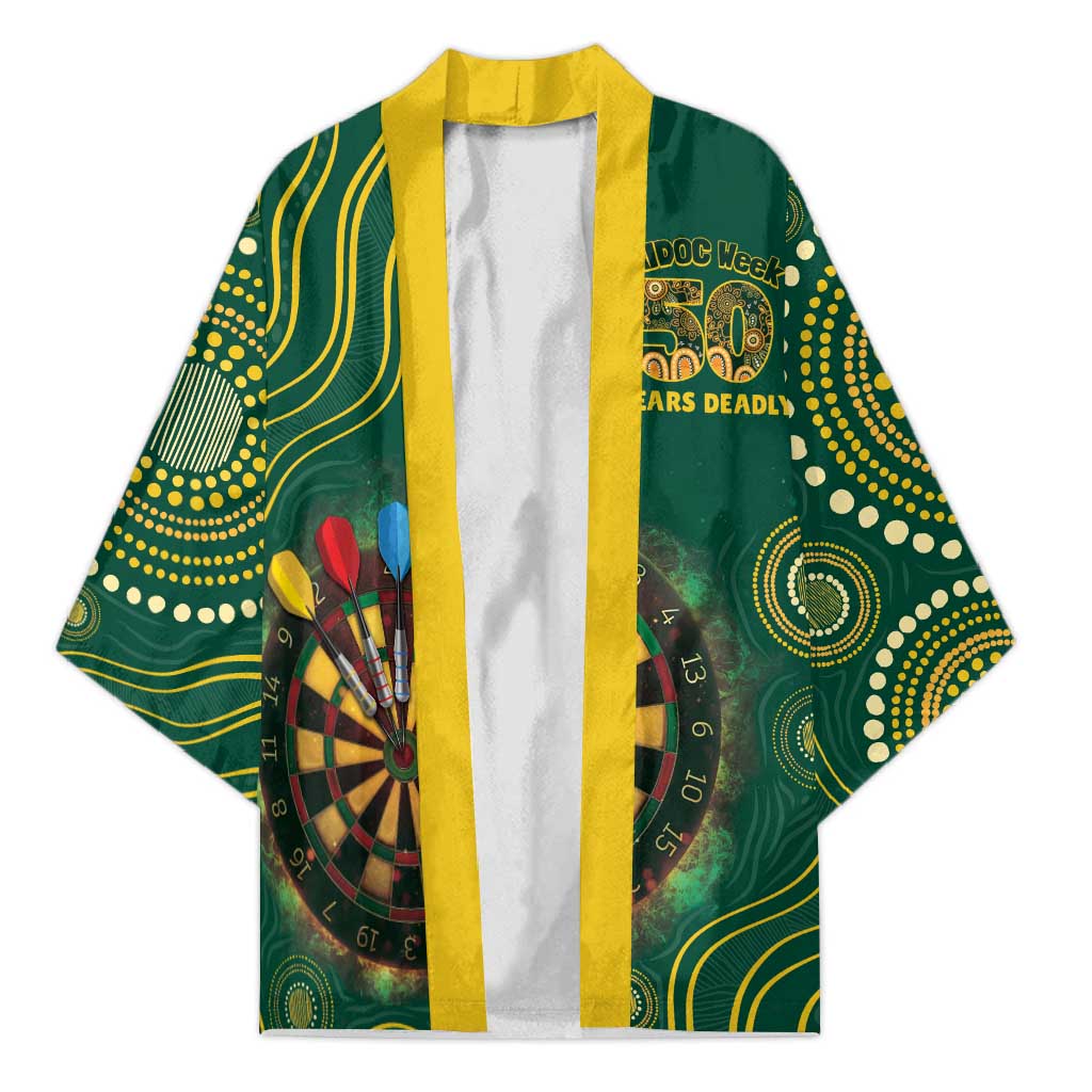 First Nations NAIDOC Week 2026 Fiery Darts Kimono National Colors Aboriginal Arts