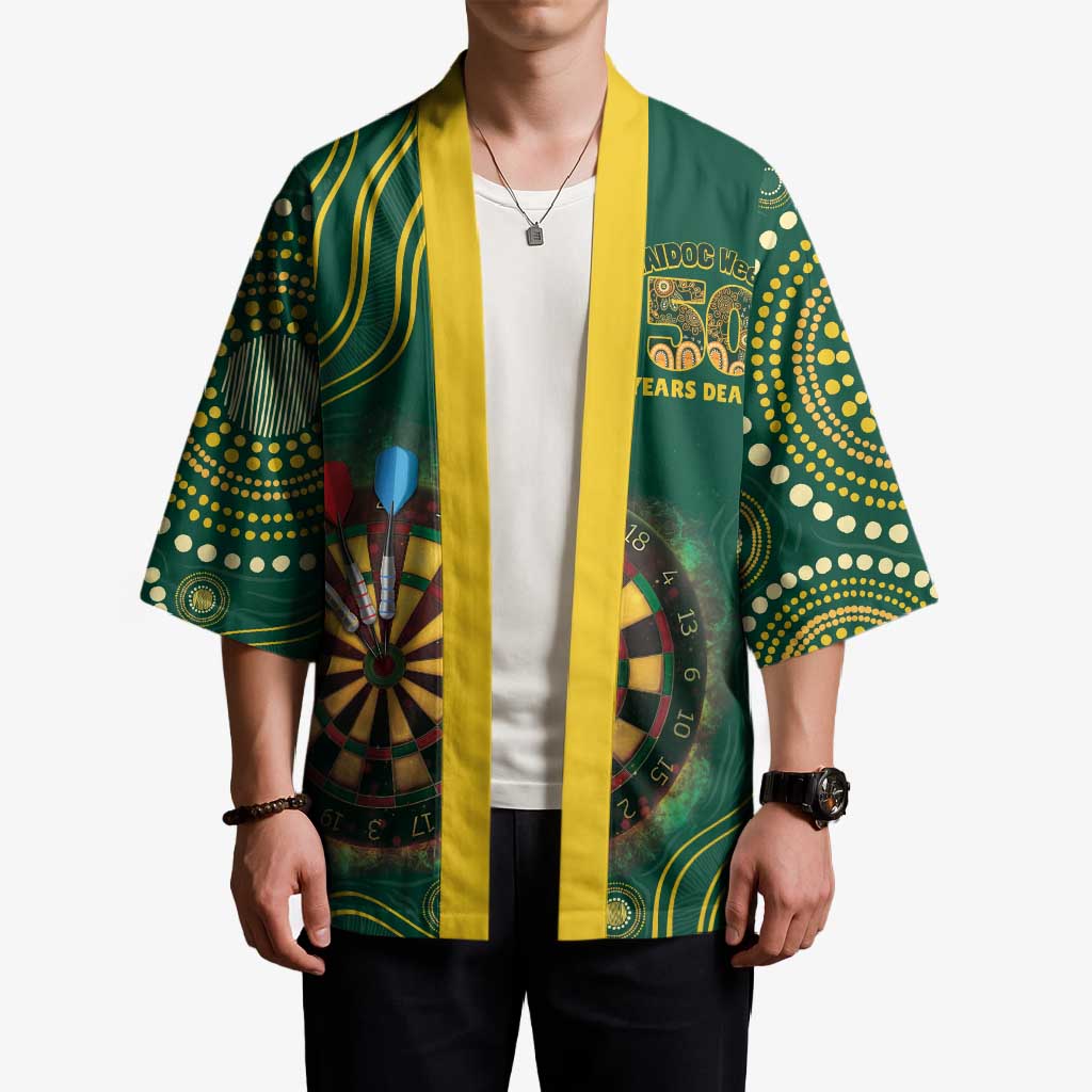First Nations NAIDOC Week 2026 Fiery Darts Kimono National Colors Aboriginal Arts