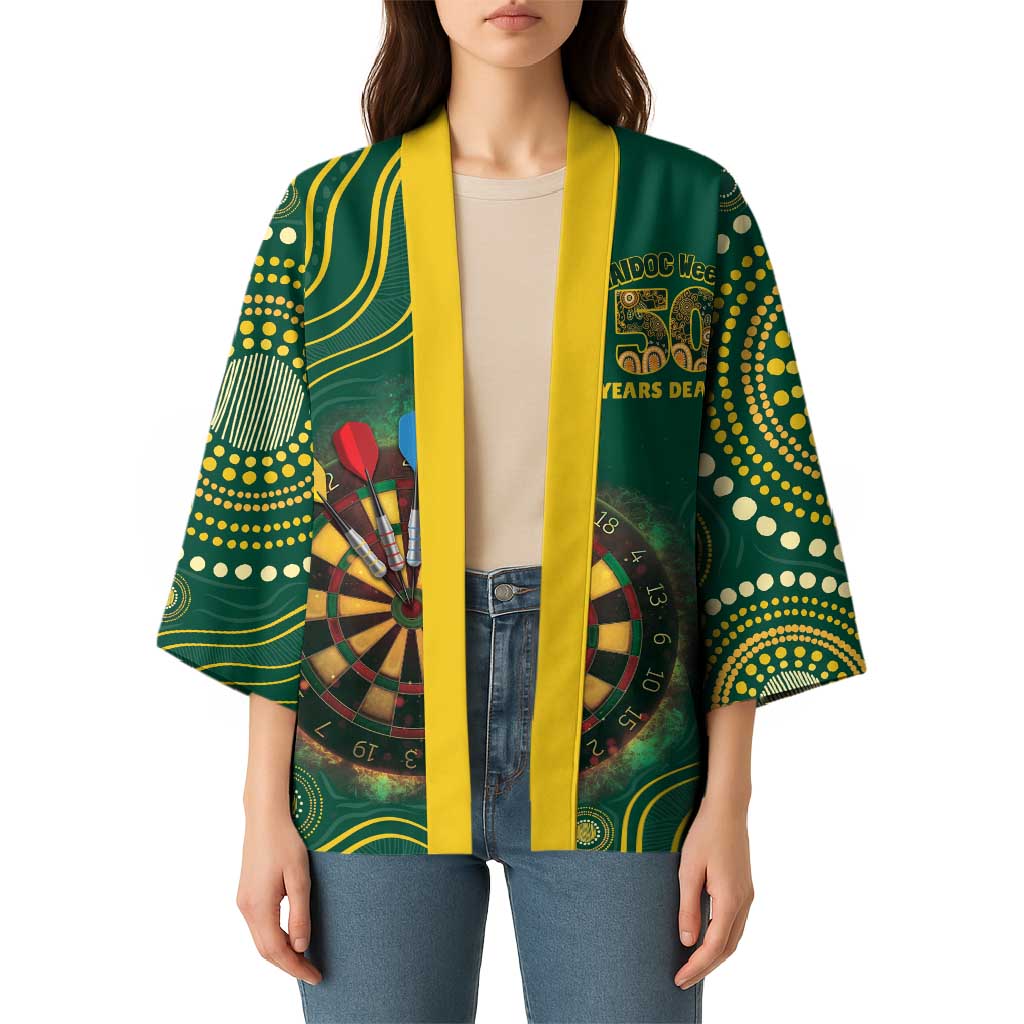 First Nations NAIDOC Week 2026 Fiery Darts Kimono National Colors Aboriginal Arts