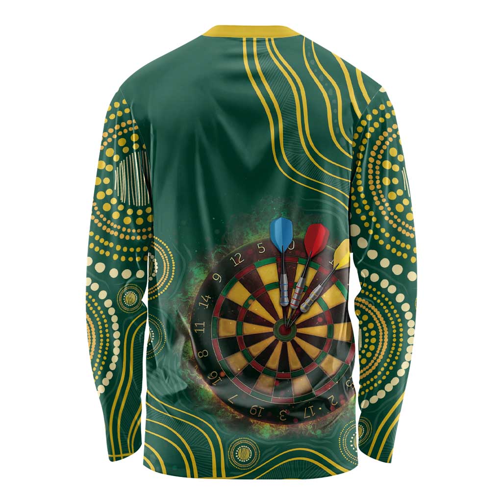 First Nations NAIDOC Week 2026 Fiery Darts Long Sleeve Shirt National Colors Aboriginal Arts