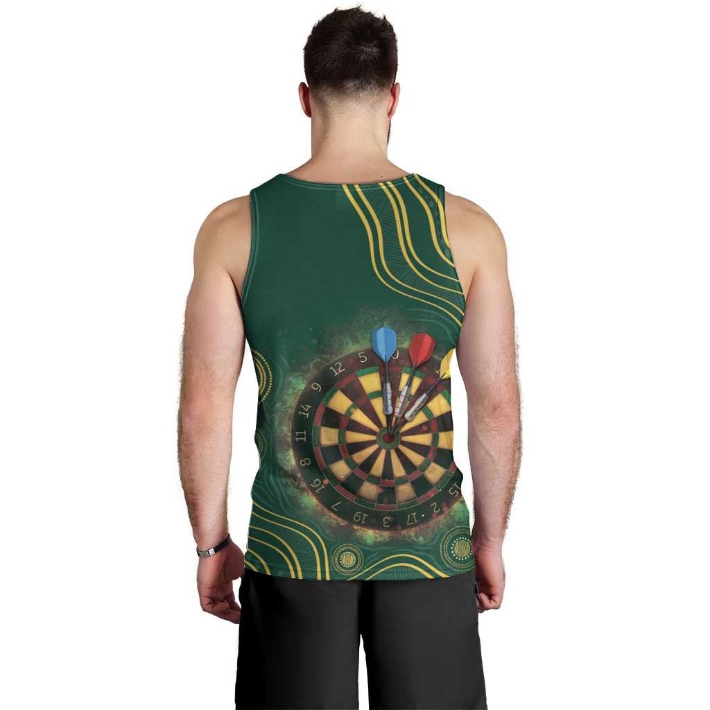 First Nations NAIDOC Week 2026 Fiery Darts Men Tank Top National Colors Aboriginal Arts