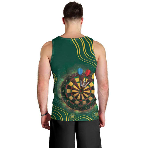 First Nations NAIDOC Week 2026 Fiery Darts Men Tank Top National Colors Aboriginal Arts