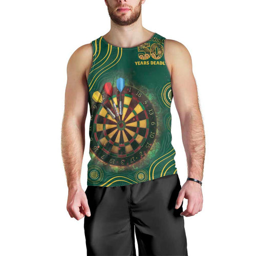 First Nations NAIDOC Week 2026 Fiery Darts Men Tank Top National Colors Aboriginal Arts