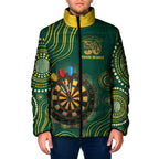 First Nations NAIDOC Week 2026 Fiery Darts Padded Jacket National Colors Aboriginal Arts