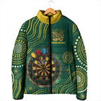 First Nations NAIDOC Week 2026 Fiery Darts Padded Jacket National Colors Aboriginal Arts