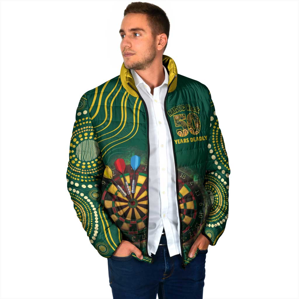 First Nations NAIDOC Week 2026 Fiery Darts Padded Jacket National Colors Aboriginal Arts