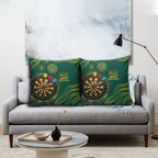 First Nations NAIDOC Week 2026 Fiery Darts Pillow Cover National Colors Aboriginal Arts