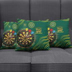 First Nations NAIDOC Week 2026 Fiery Darts Pillow Cover National Colors Aboriginal Arts