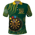 First Nations NAIDOC Week 2026 Fiery Darts Polo Shirt National Colors Aboriginal Arts