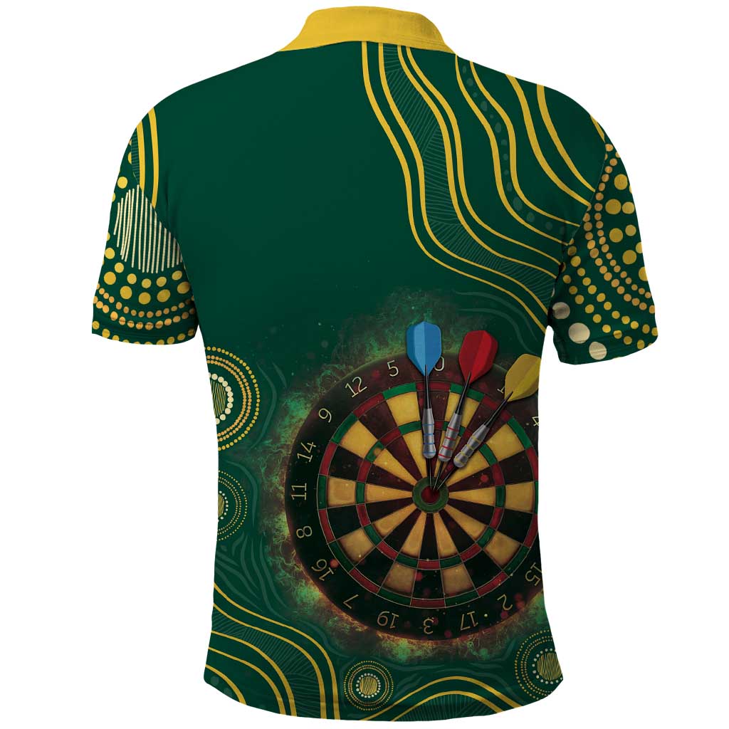 First Nations NAIDOC Week 2026 Fiery Darts Polo Shirt National Colors Aboriginal Arts