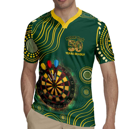 First Nations NAIDOC Week 2026 Fiery Darts Rugby Jersey National Colors Aboriginal Arts