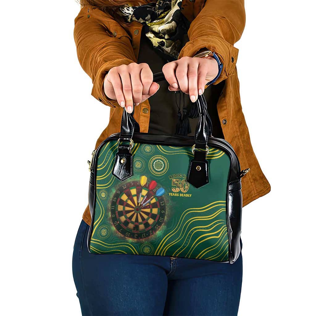 First Nations NAIDOC Week 2026 Fiery Darts Shoulder Handbag National Colors Aboriginal Arts