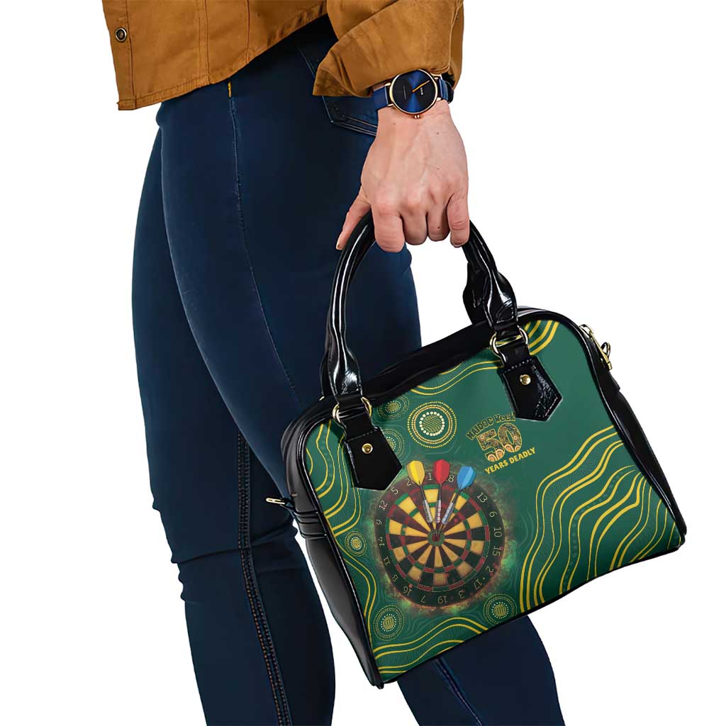 First Nations NAIDOC Week 2026 Fiery Darts Shoulder Handbag National Colors Aboriginal Arts