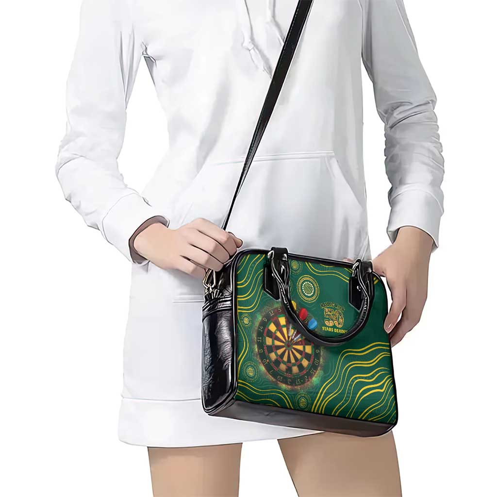 First Nations NAIDOC Week 2026 Fiery Darts Shoulder Handbag National Colors Aboriginal Arts
