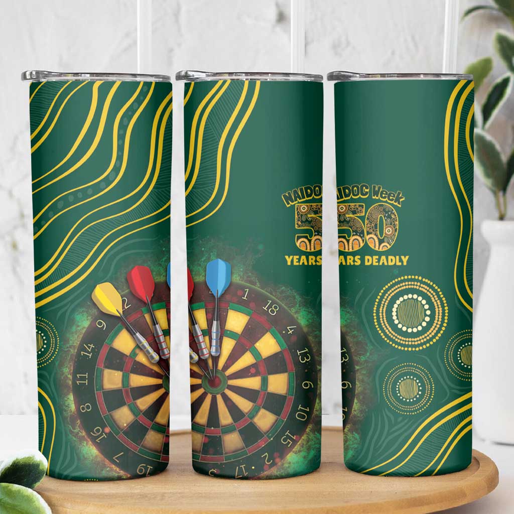 First Nations NAIDOC Week 2026 Fiery Darts Skinny Tumbler National Colors Aboriginal Arts