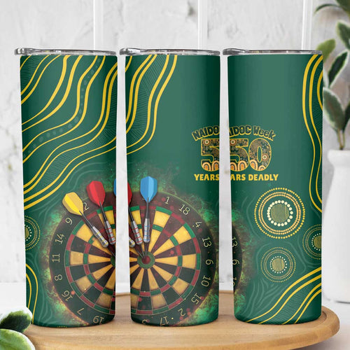 First Nations NAIDOC Week 2026 Fiery Darts Skinny Tumbler National Colors Aboriginal Arts