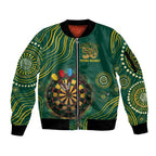 First Nations NAIDOC Week 2026 Fiery Darts Sleeve Zip Bomber Jacket National Colors Aboriginal Arts