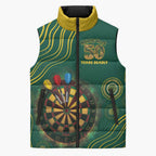 First Nations NAIDOC Week 2026 Fiery Darts Sleeveless Puffer Jacket National Colors Aboriginal Arts