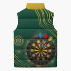 First Nations NAIDOC Week 2026 Fiery Darts Sleeveless Puffer Jacket National Colors Aboriginal Arts