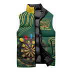 First Nations NAIDOC Week 2026 Fiery Darts Sleeveless Puffer Jacket National Colors Aboriginal Arts
