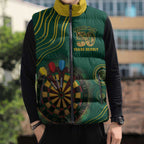 First Nations NAIDOC Week 2026 Fiery Darts Sleeveless Puffer Jacket National Colors Aboriginal Arts
