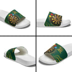 First Nations NAIDOC Week 2026 Fiery Darts Slide Sandals National Colors Aboriginal Arts