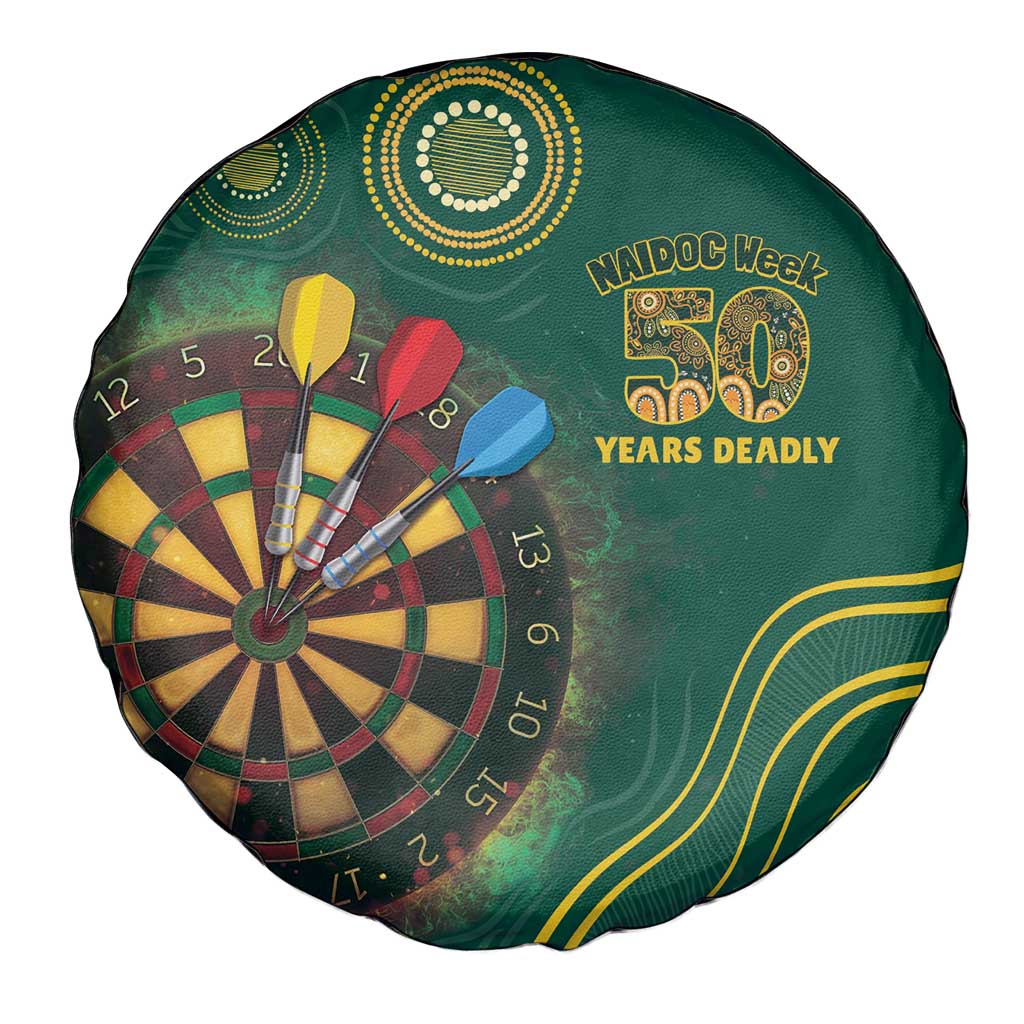 First Nations NAIDOC Week 2026 Fiery Darts Spare Tire Cover National Colors Aboriginal Arts