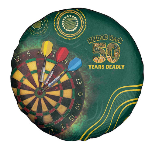 First Nations NAIDOC Week 2026 Fiery Darts Spare Tire Cover National Colors Aboriginal Arts