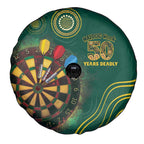 First Nations NAIDOC Week 2026 Fiery Darts Spare Tire Cover National Colors Aboriginal Arts