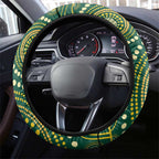 First Nations NAIDOC Week 2026 Fiery Darts Steering Wheel Cover National Colors Aboriginal Arts