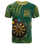 First Nations NAIDOC Week 2026 Fiery Darts T Shirt National Colors Aboriginal Arts