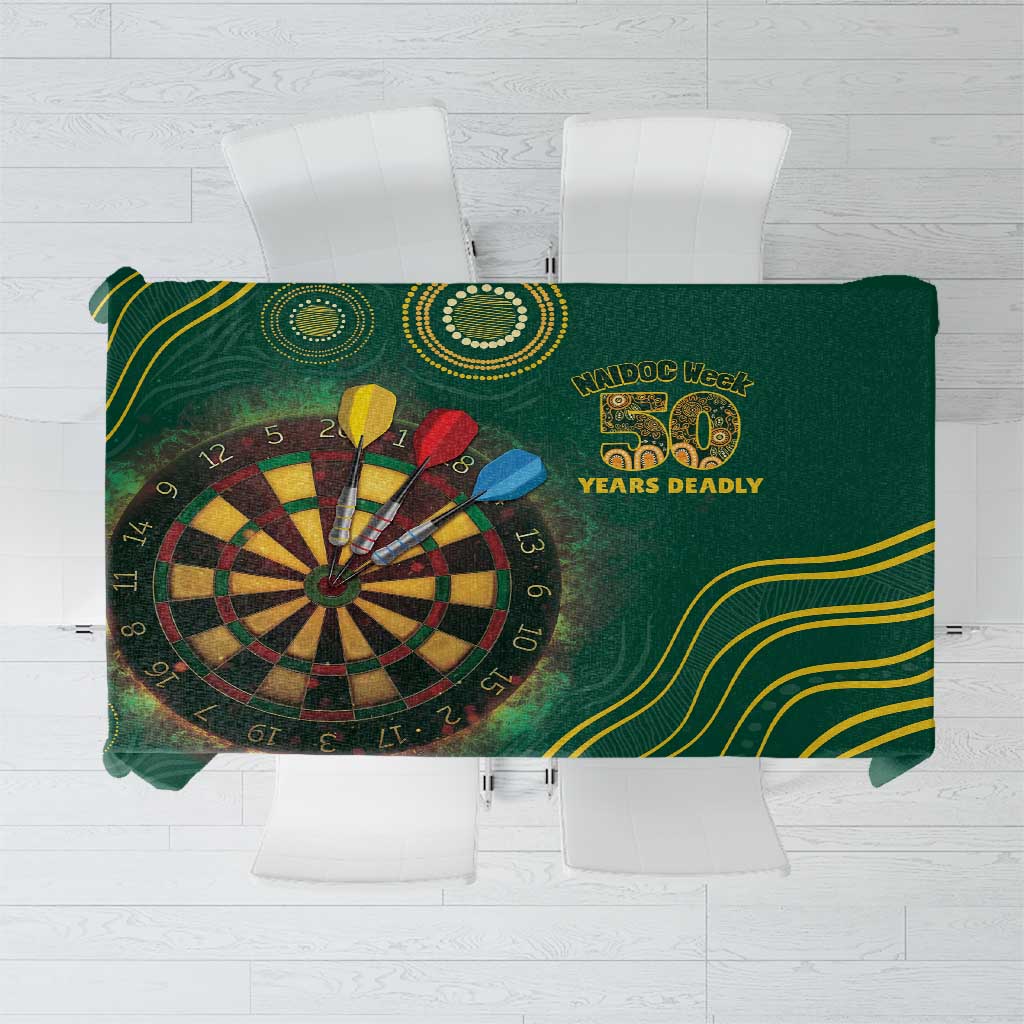First Nations NAIDOC Week 2026 Fiery Darts Tablecloth National Colors Aboriginal Arts