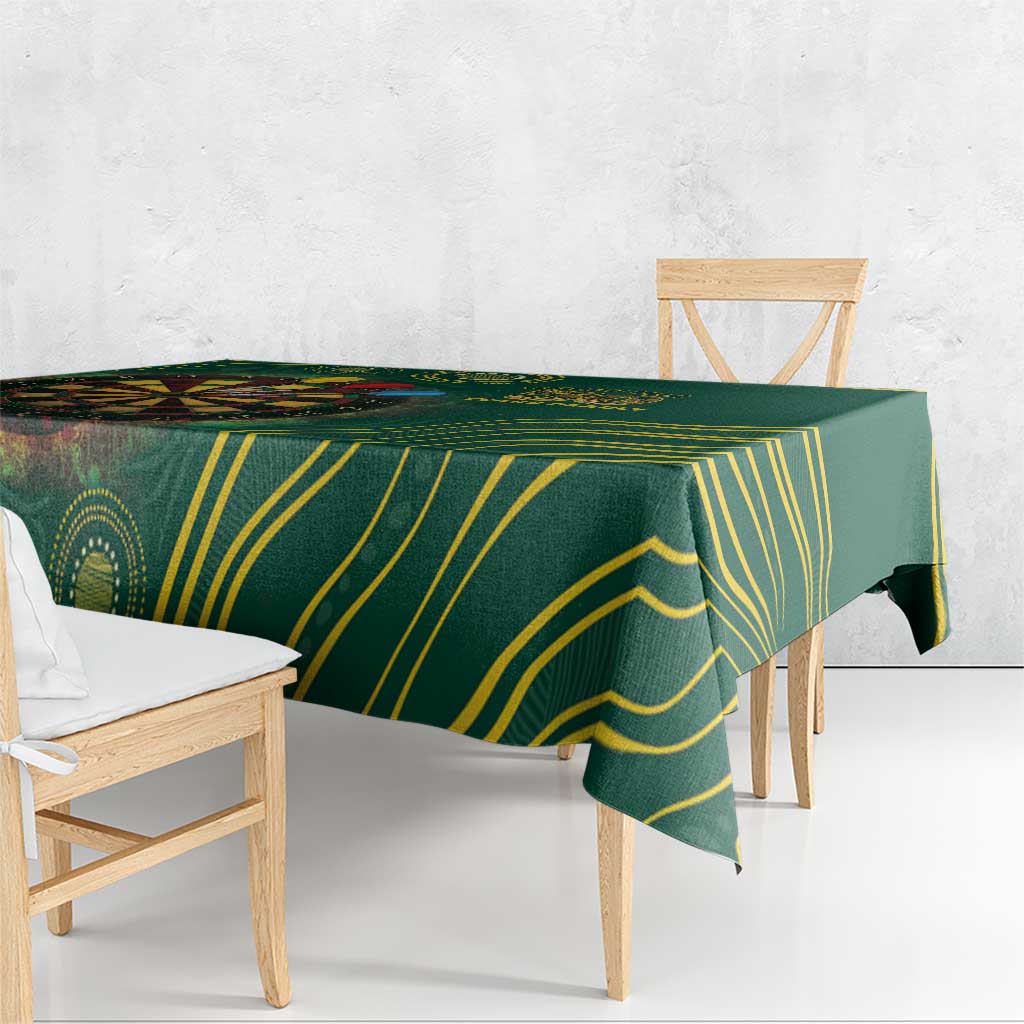 First Nations NAIDOC Week 2026 Fiery Darts Tablecloth National Colors Aboriginal Arts