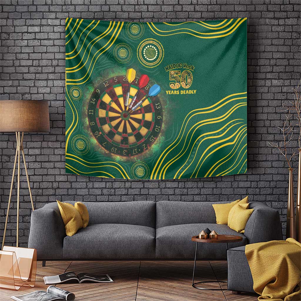 First Nations NAIDOC Week 2026 Fiery Darts Tapestry National Colors Aboriginal Arts