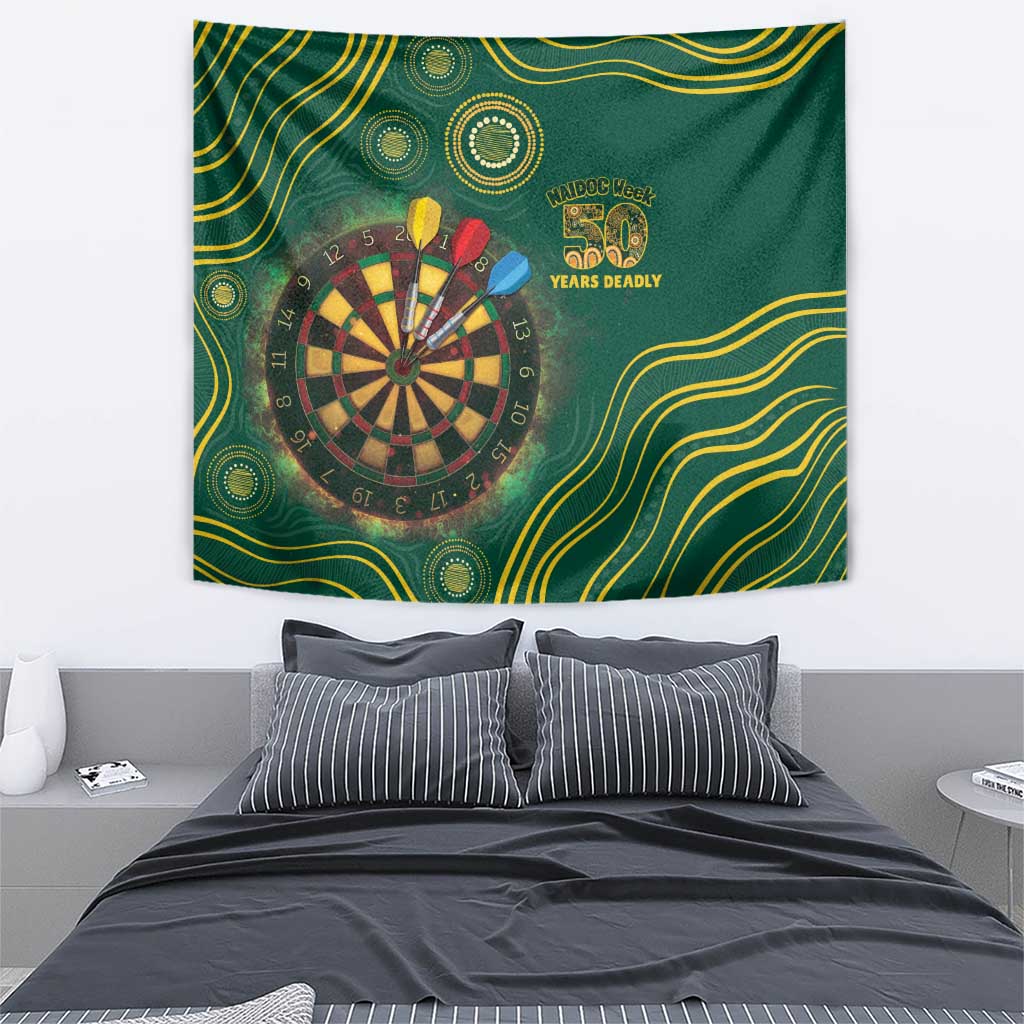 First Nations NAIDOC Week 2026 Fiery Darts Tapestry National Colors Aboriginal Arts